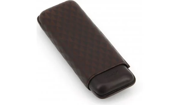 Caixa de charutos Davidoff XL-2 em couro marrom