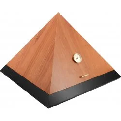 Humidor adorini Pyramid Deluxe L Bi-Color Cedro Black