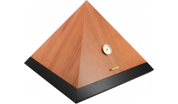 Humidor adorini Pyramid Deluxe L Bi-Color Cedro Black