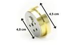 adorini Haarhygrometer klein gold foto 3