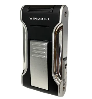 Kantana by Windmill Isqueiro Jet Flame preto/prata