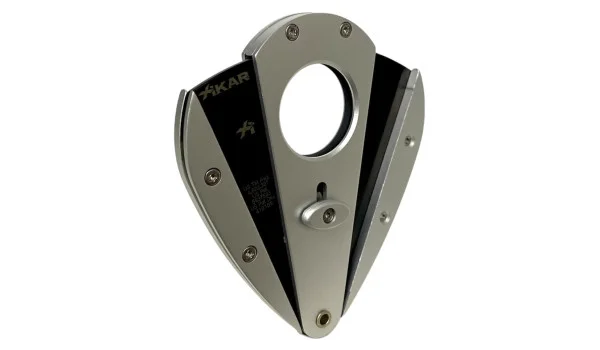 Cortador Xikar XI1 Cutter Silver com Lâminas Pretas