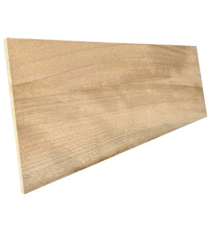 Folheado de madeira Okoume 42mm x 15,3 mm x 5 mm