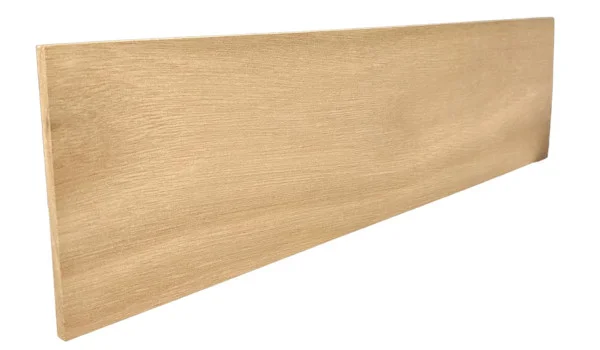 Folheado de madeira Okume 370 mm x 100 mm x 5 mm
