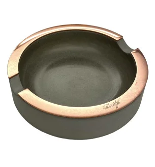 Cinzeiro Davidoff Concrete pequeno cinza claro