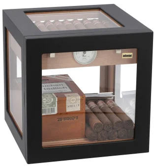 Umidor Adorini Cubo Deluxe - Preto foto 5