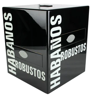 Humidor Habanos Robustos preto