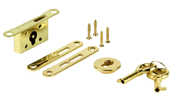 Conjunto de trava de parafuso giratório padrão para umidificador, dourado
