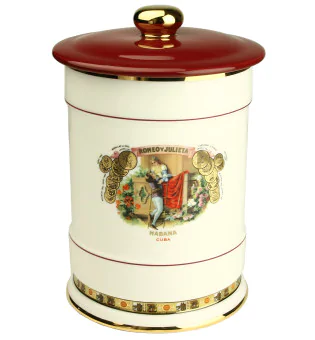 Pote de Porcelana Romeu e Julieta