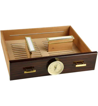 Gaveta para adorini Humidor Chianti Grande com orifício para higrómetro foto 14