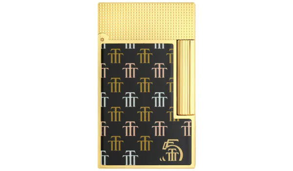 Isqueiro S.T. Dupont Ligne 2 Trinidad Lacquer e Ouro Amarelo C16077