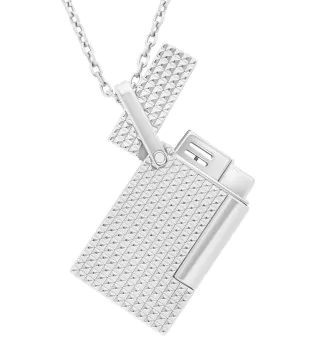 Colar S.T. Dupont Isqueiro Prata K27066CH