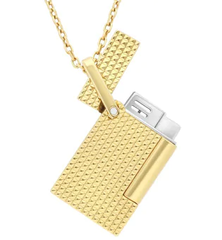 Colar S.T. Dupont Isqueiro Dourado K27067CH