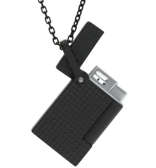 Isqueiro de colar S.T. Dupont preto K27068CH