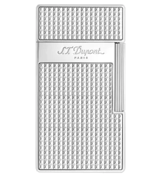 Isqueiro Biggy S.T. Dupont Diamond Head Cromado 025010