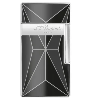 Isqueiro S.T. Dupont Biggy Fire X Preto Cromado 025070