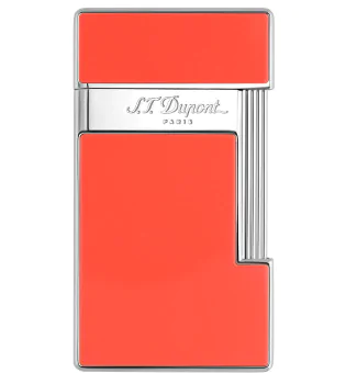 Isqueiro Slimmy S.T. Dupont Coral Lacado Cromado 028006