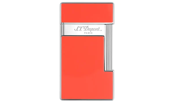 Isqueiro Slimmy S.T. Dupont Coral Lacado Cromado 028006