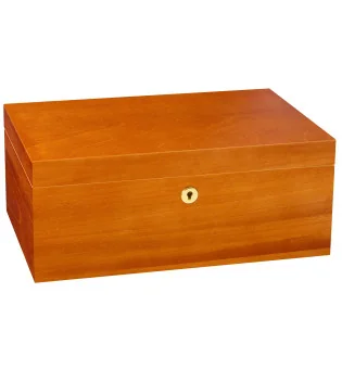 Umidor Cedro Deluxe Adorini, preto, tamanho grande