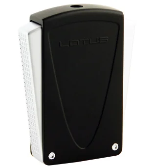 Isqueiro Lotus Jet 3800 preto fosco e veludo cromado