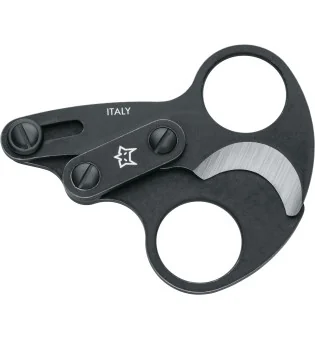 Tesoura para charuto Fox Otello aço inoxidável preto 746 BSW