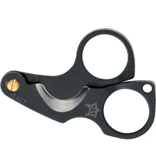 Tesoura para charuto Fox Figaro aço inoxidável preto 747 BSW