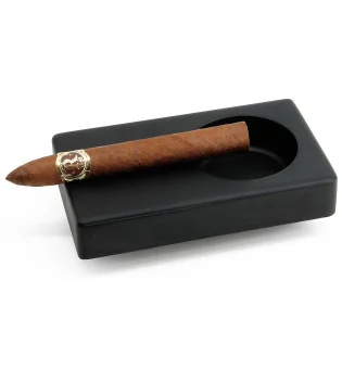 Cinzeiro de madeira para 1 charuto BigSmoke preto