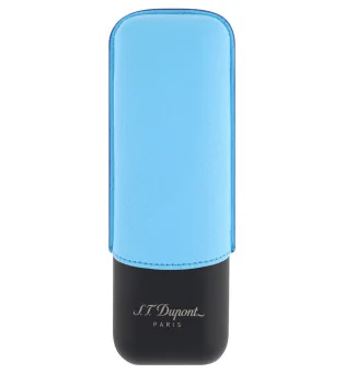 Estojo para charutos S.T. Dupont turquesa e preto fosco 183243