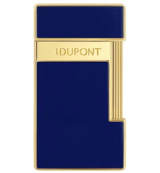 S.T. Dupont Slimmy Lighter Azul Laca Ouro 028225