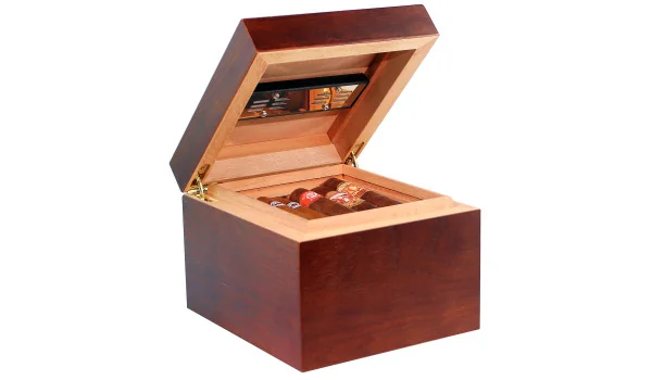 Humidor Vedado Marrom com umidificador