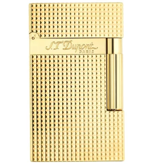 Isqueiro S.T. Dupont Linha 2 16284 Diamante - Folheado a ouro