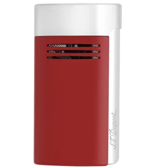 Isqueiro S.T. Dupont Megajet Vermelho e Cromado