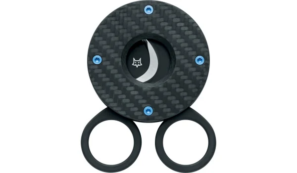 Tesoura para charuto Fox The Circle Black Carbon 743 3KT