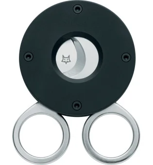 Tesoura para charuto Fox The Circle Black Alumínio 743 B