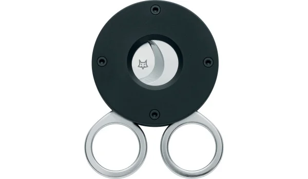 Tesoura para charuto Fox The Circle Black Alumínio 743 B