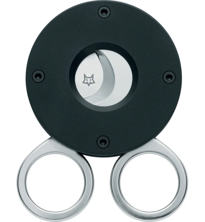 Tesoura para charuto Fox The Circle Black Alumínio 743 B