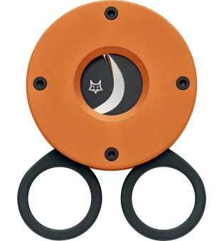 Tesoura para charuto Fox The Circle Laranja Alumínio 743 OR