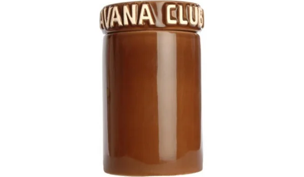 Pote para charuto Havana Club marrom