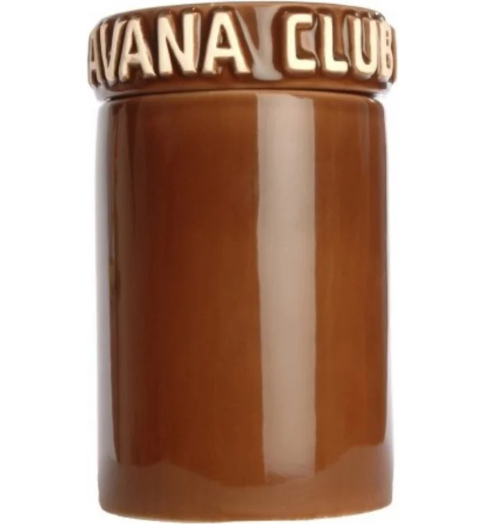 Pote para charuto Havana Club marrom