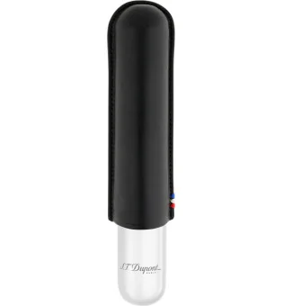 Estojo para charutos S.T. Dupont para 1 charuto preto/cromado 183160