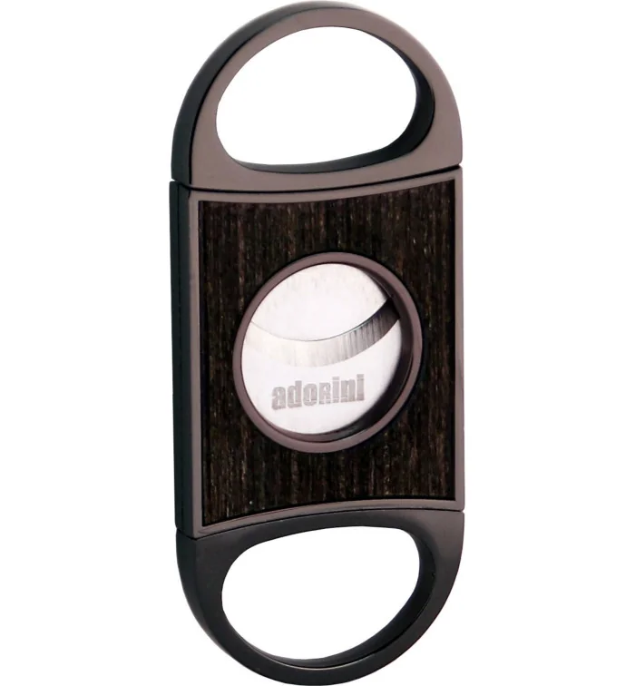 Pistola de corte de lâmina dupla adorini 'Fusion' em metal carvalho