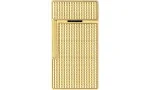 Isqueiro Biggy S.T. Dupont com cabeça de diamante dourada 025209