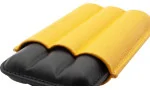 Estojo para charutos Les Fines Lames Trio Amarelo