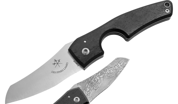 Les Fines Lames Le Petit Compass Faca de charuto de ébano