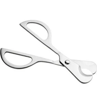 Tesoura para charuto Angelo cromada 14,4 cm
