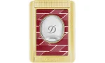 Cortador e Suporte para Charutos S.T. Dupont Monograma 1872 Bordeaux Vermelho 003478