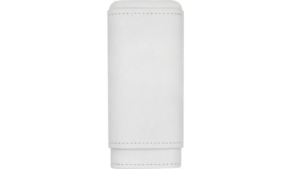 Estojo para charutos adorini em couro legítimo para 2-3 charutos, branco