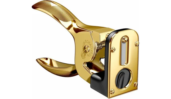 Cortador de charutos El Casco em ouro 23K preto M 765 LN
