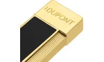 Isqueiro S.T. Dupont Twiggy Preto Lacado Dourado 030112