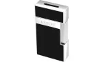 Isqueiro Biggy S.T. Dupont Preto Lacado Cromado 025221